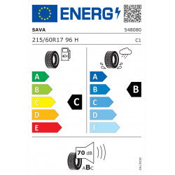 Sava 215/60R17 96H INTENSA HP2 Nyári
