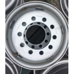 Felni 6.00 X 17.5, ILV, SILBER RAL9006 10/176/225, O26, M20/M22, MZ, ET+122.5 HMA135.5 2725/2725 KG - 100 Felni