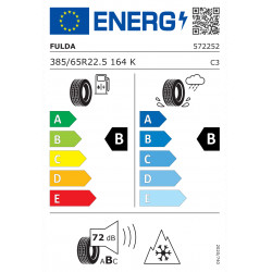 Fulda Regiotonn 3 385/65 R22,5 HL 164K158L 3PSF Pót