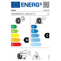 Sava Orjak 5 295/60 R22,5 150K149L 3PSF Termékek
