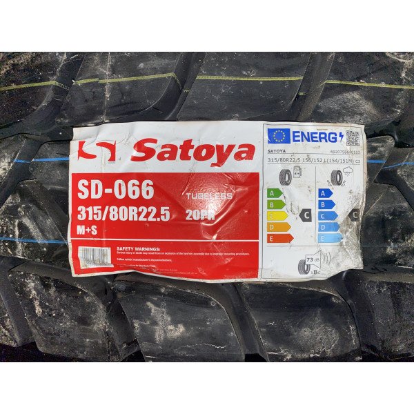 315/80 R22,5 Satoya SD-066 II 156/152L ON-OFF M S 20PR húzó