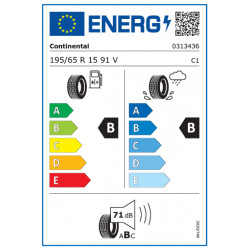 Continental EcoContact 6 CRM 195/65 R15 91V